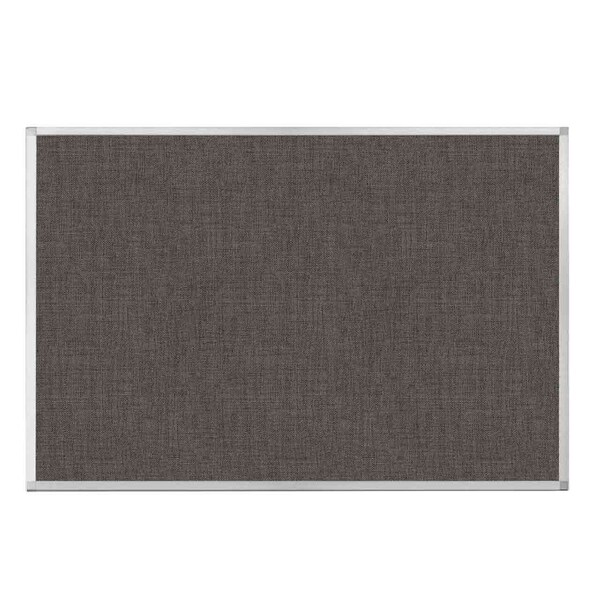 Hush Panel Configurable Cubicle Partition 6' x 4' Mocha Fabric